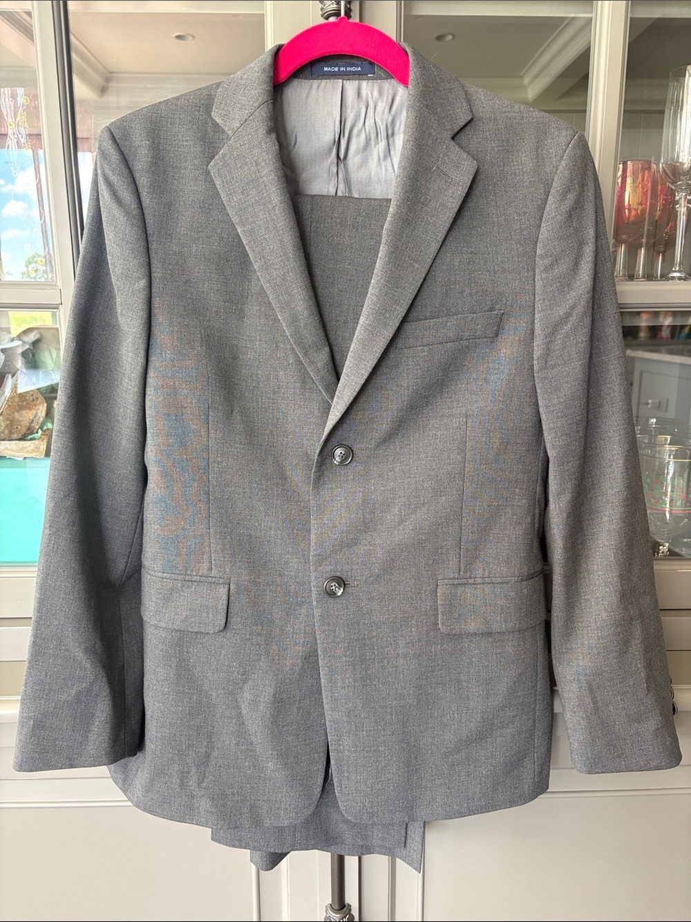 Joseph Abboud Grey Boys Suit jacket and pants 16